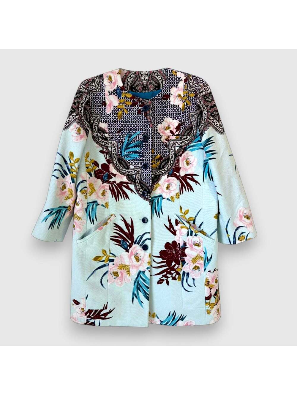 Etro Floral Duster Coat